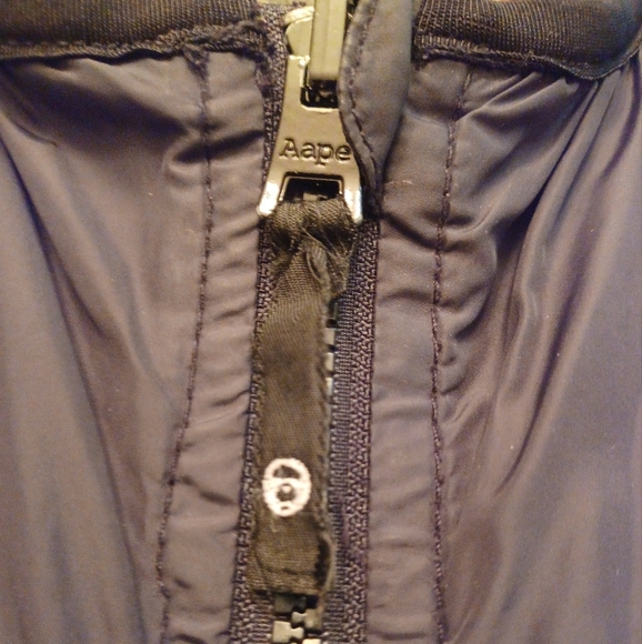 Aape by a bathing ape reversible sherpa jacket sz.large - Picture 7 of 11